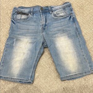 Men's Blue Denim Shorts